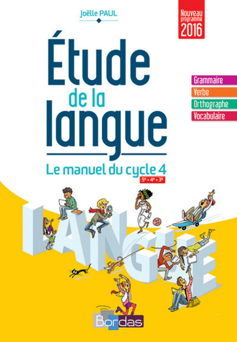 ETUDE DE LANGUE CYCLE 4 
