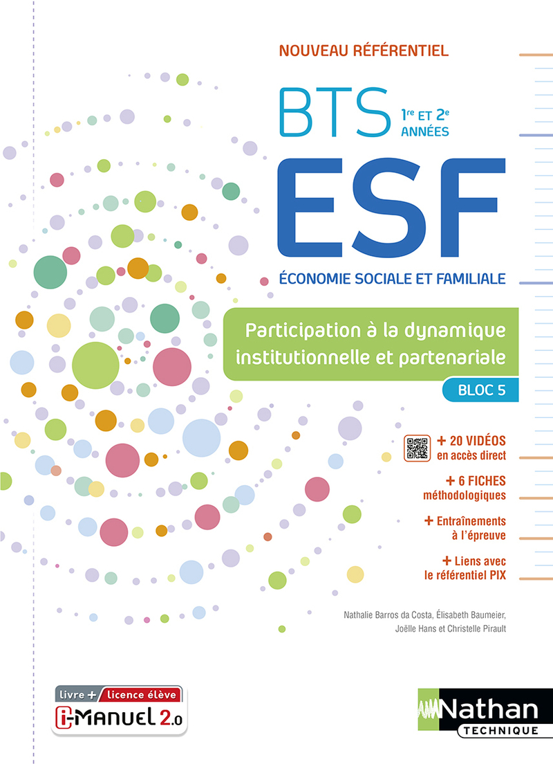 Participation à la dynamique institutionnelle - BTS ESF Fonction 5