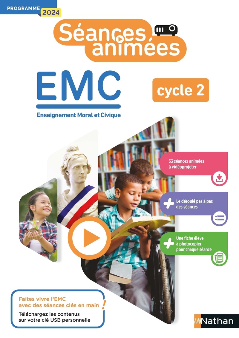 Séances animées - EMC Cycle 2 - Guide + Ressources