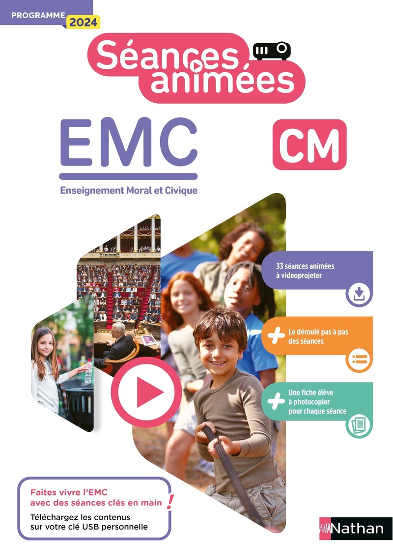 Séances animées - EMC Cycle 3 - Guide + Ressources