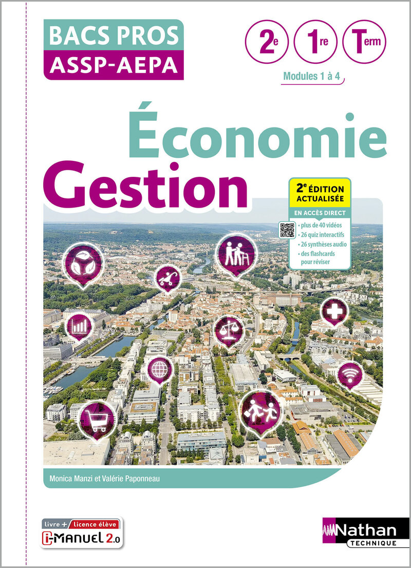 Economie-Gestion - 2de/1re/Term Bacs Pros ASSP-AEPA - Ed. 2025